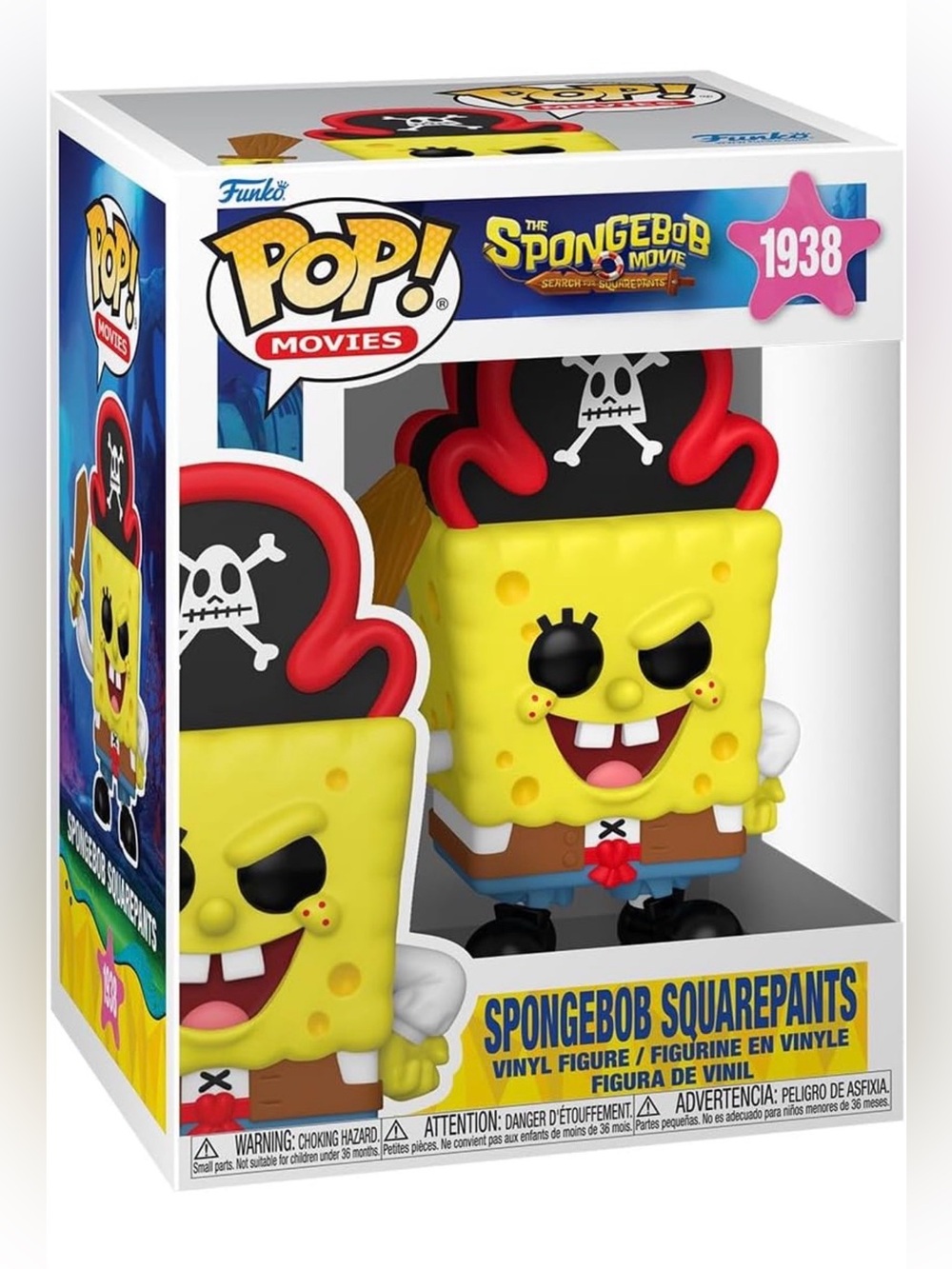 Funko Pop! Movies #1938 The SpongeBob Movie SpongeBob Brand New